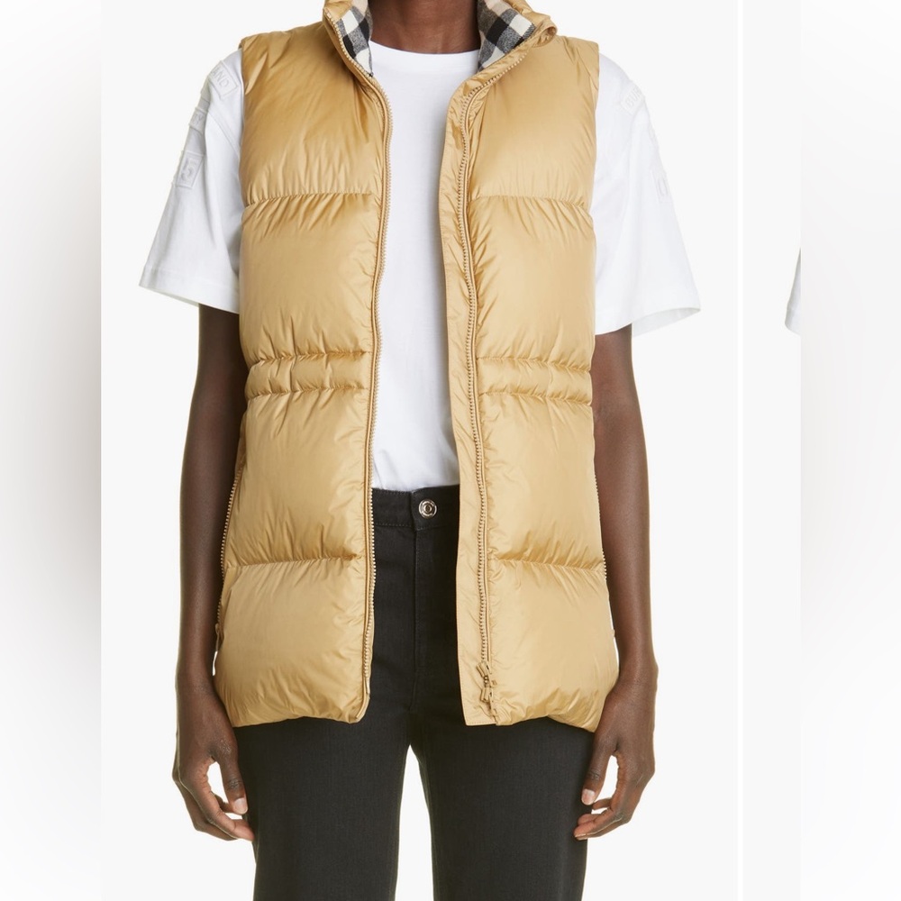 Worn once- Burberry Classic Broadwas Down Puffer Vest- S